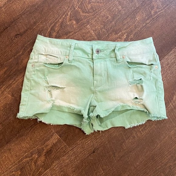 Guess Distressed Jean Shorts - Size 30 - Picture 2 of 7